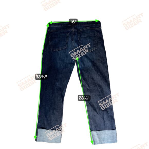 Citizens Of Humanity Dark Denim  Dani Cropped Strait Leg 29 EUC - Picture 2 of 10